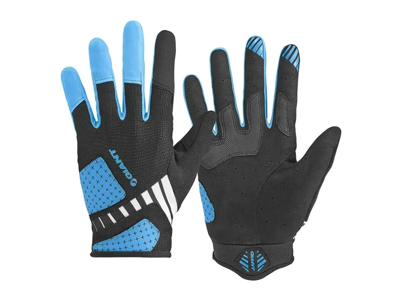 Giant Transcend Long Finger Gloves In Black/Blue
