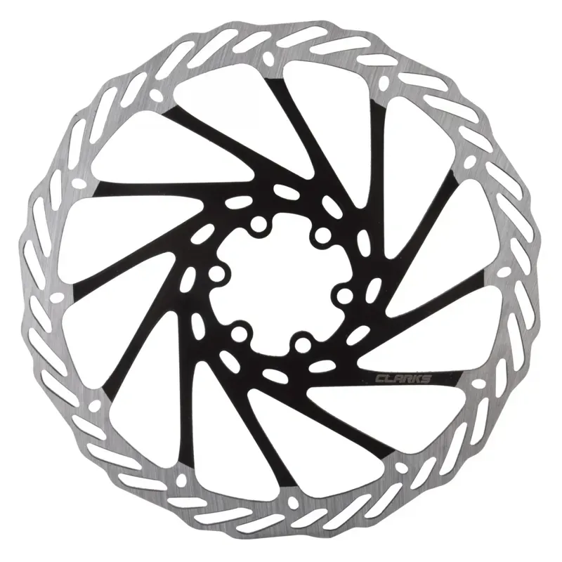 Clarks CL Brake Rotor in Silver/Black