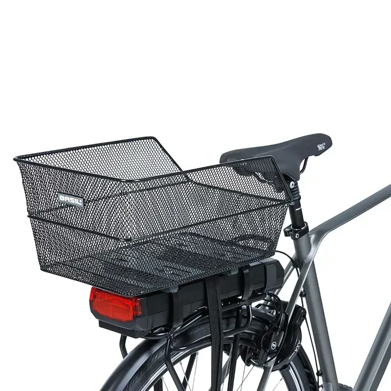 Basil Cento Multisystem NX Rear Basket in Black-2
