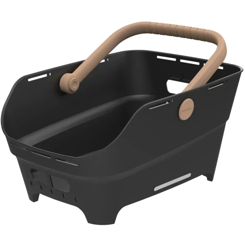 Basil Cento Neo 21l Rear Basket in Black