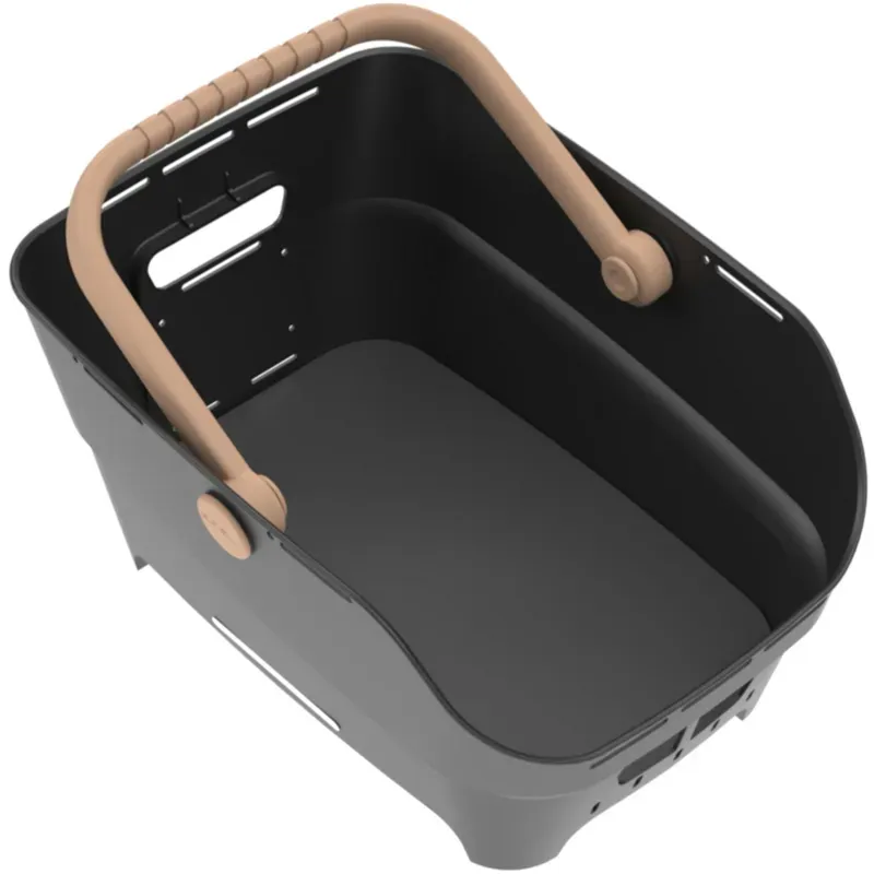Basil Cento Neo 21l Rear Basket in Black-2