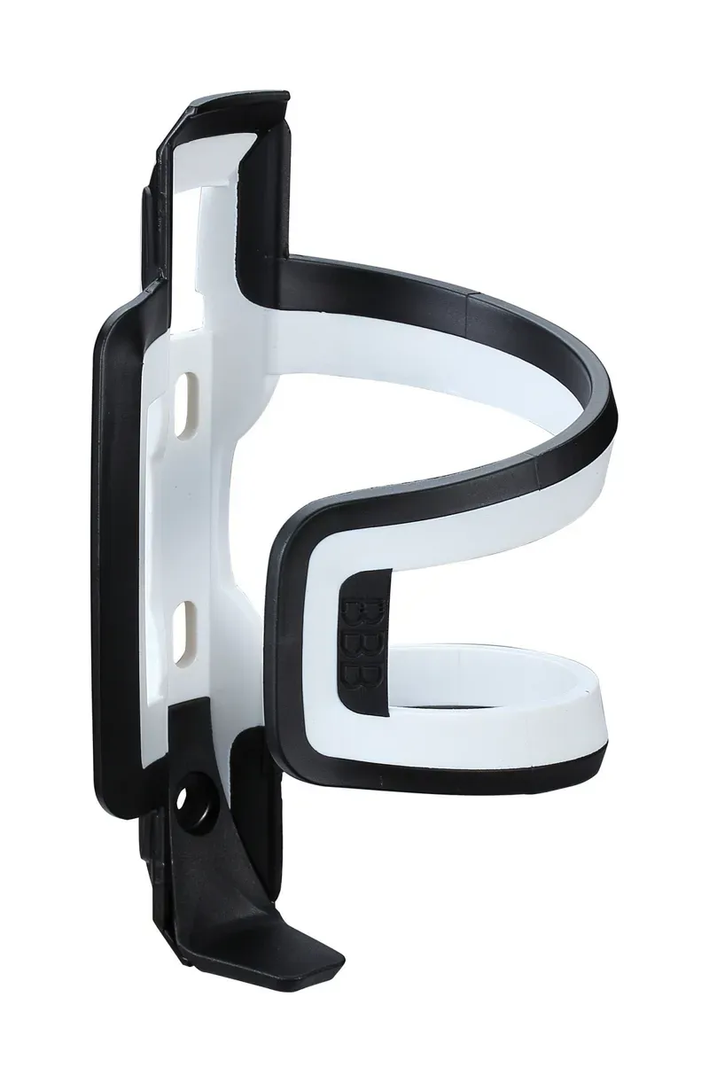 BBB DualAttack Water Bottle Cage in White