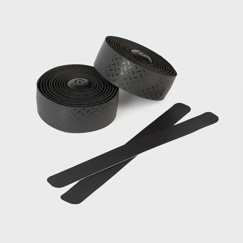 Burgh Classic Bar Tape In Checkerplate Stealth Black-7