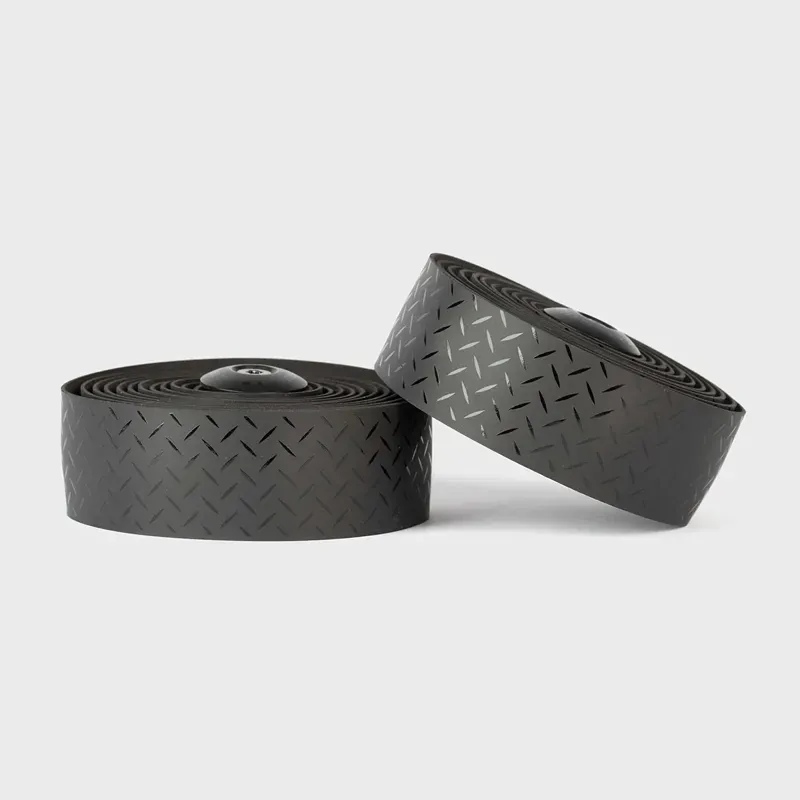 Burgh Classic Bar Tape In Checkerplate Stealth Black-1