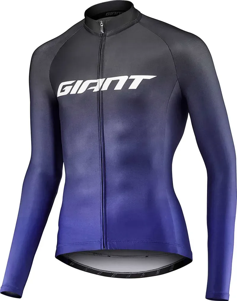 Giant Race Day LS Jersey Blue/Black XL