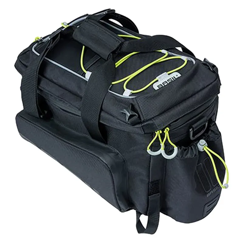 Basil Miles XL Pro Trunk Bag in Black/Green