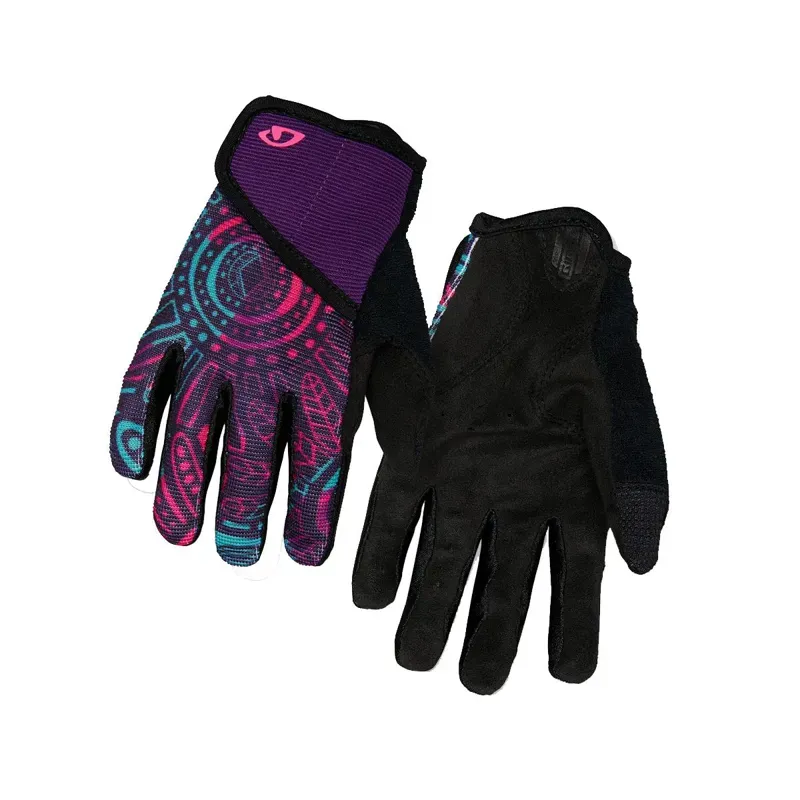 Giro Glove MTB JR DND Blossom LF Purple/Black