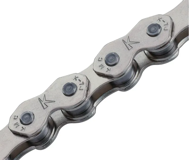 Kmc K1 Wide 112 Links 1/8in Single Speed Chain in Silver