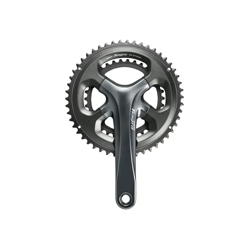 Shimano FC-4700 Tiagra 165mm 50/34-tooth 2x10-speed Crankset in Black