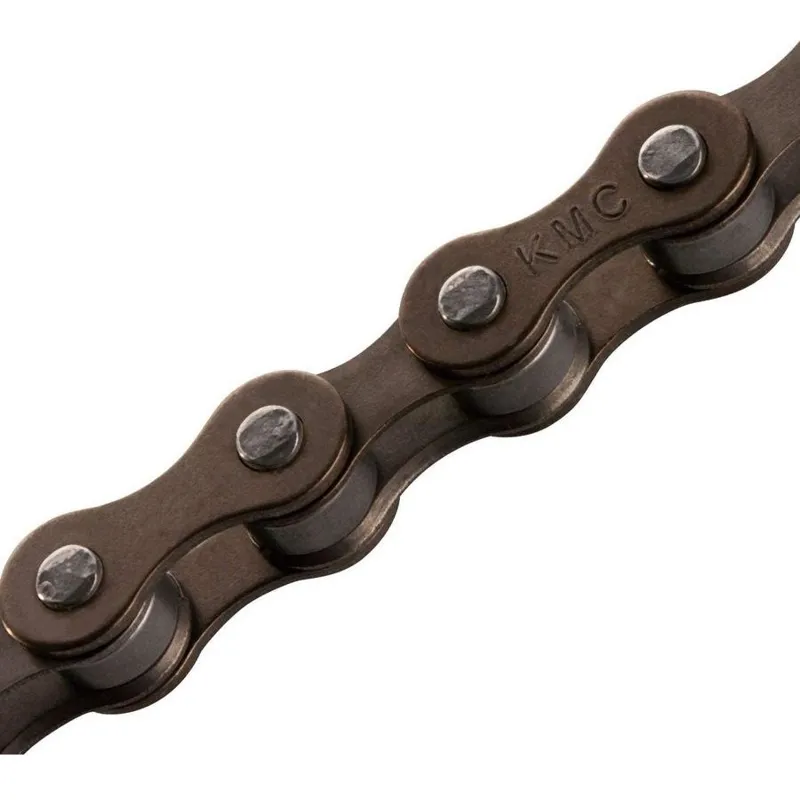 KMC Single Speed Chain  1/2X1/8 Brown S410