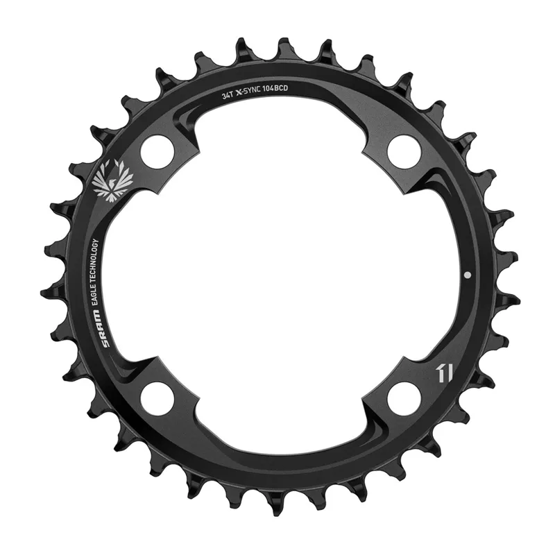 Sram Chain Ring Black 11sp 34T CR X01 104BCD