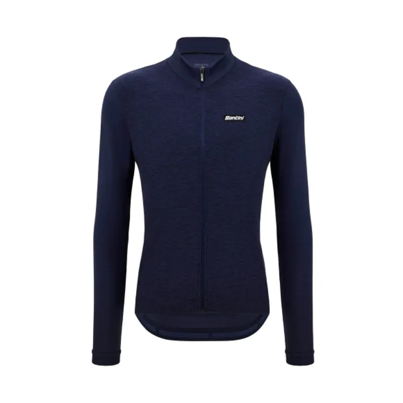 SMS Pure Mens Thermal Long Sleeve Jersey 4W Nautica Blue XL
