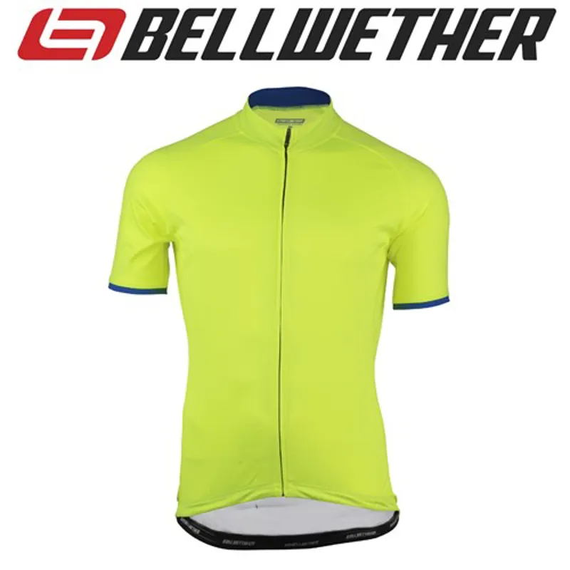 Bellwether Men's Criterium Pro Jersey in Hi-Vis Yellow
