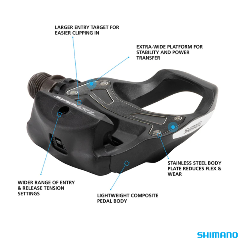 Shimano PD-R550 SPD-SL PEDALS BLACK-3