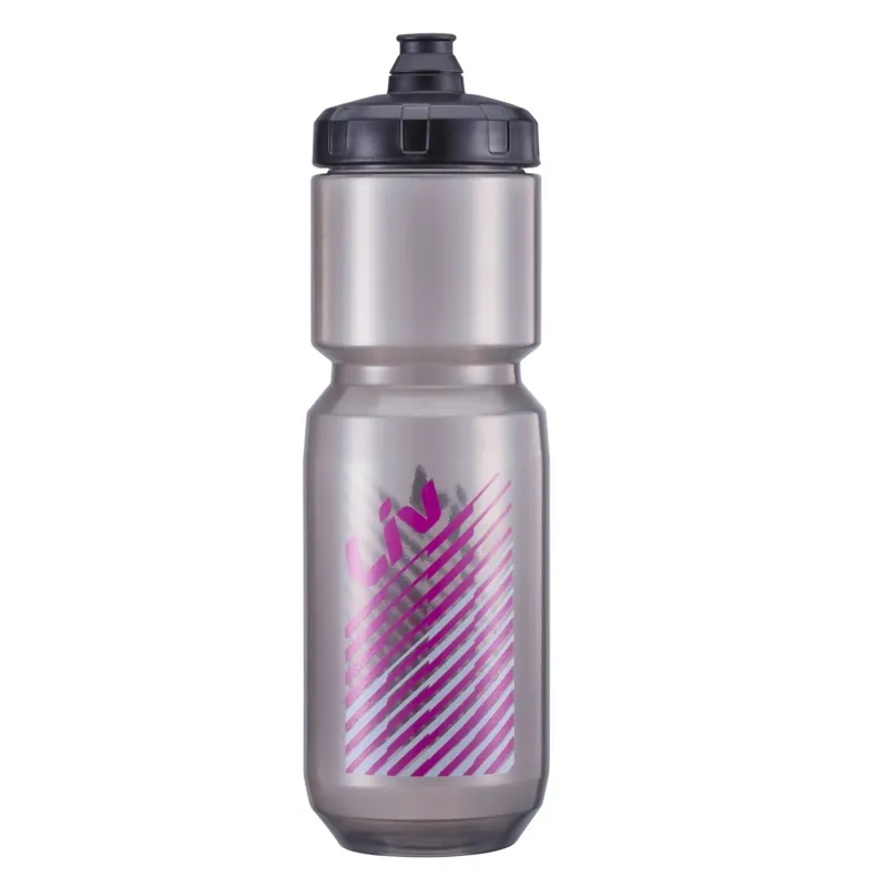 LIV Doublespring 750cc Bottle Transparent Blk/Pink