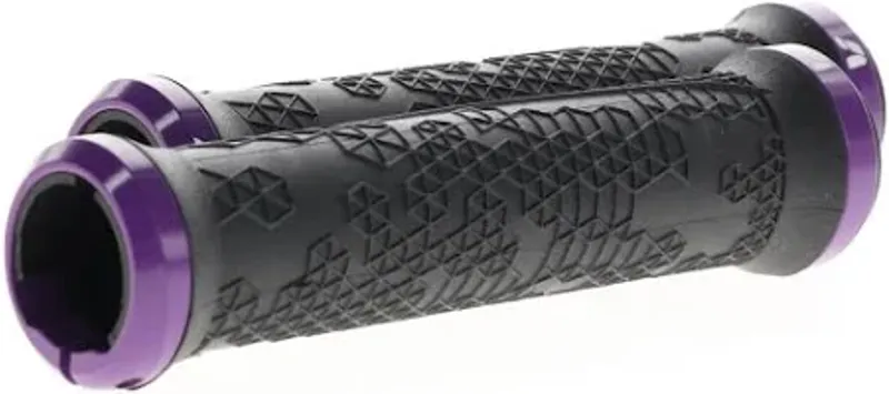 Liv Supera Double Lock-on Grips Black/Purple-1