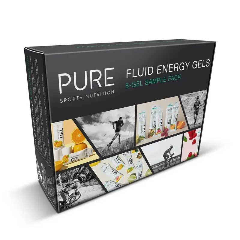 Pure Fluid Energy Gel 8-gel Sample Pack - 50g-1