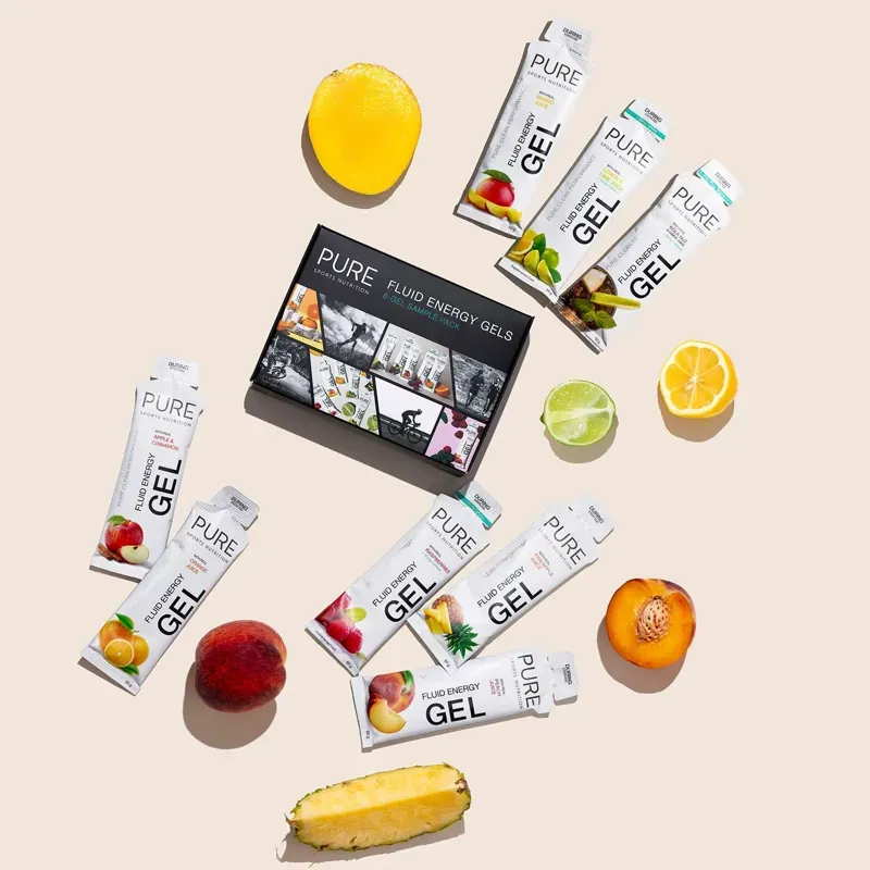 Pure Fluid Energy Gel 8-gel Sample Pack - 50g-3