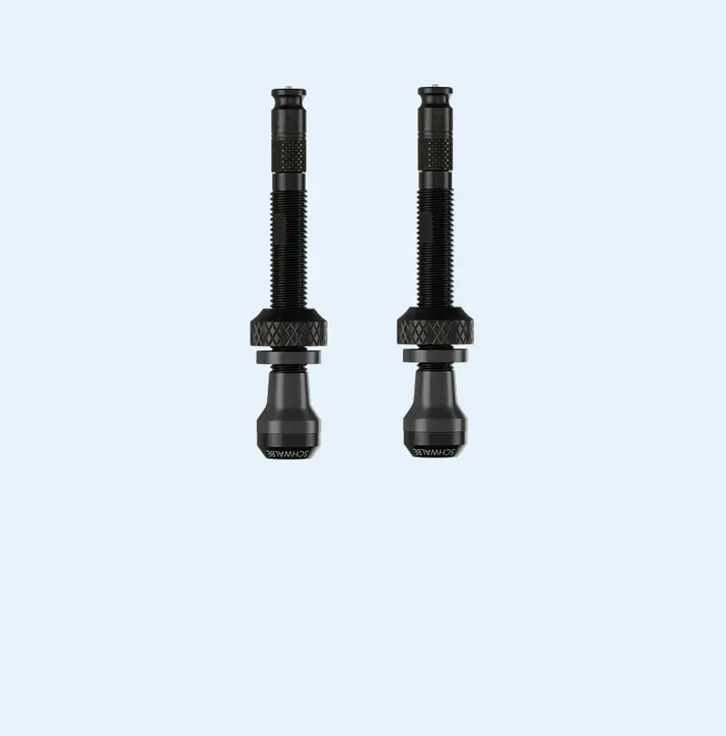 Schwalbe Clik Valve Cores with Pump Head Presta Pair in Black-2