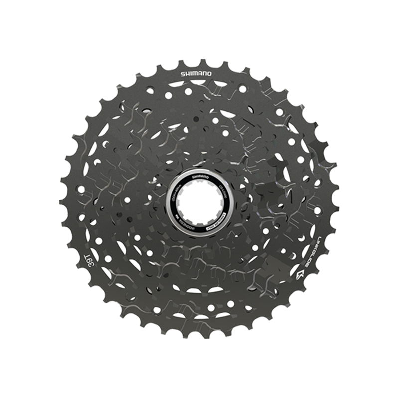 Shimano CS-LG400-10 10-speed Linkglide Cassette in Silver