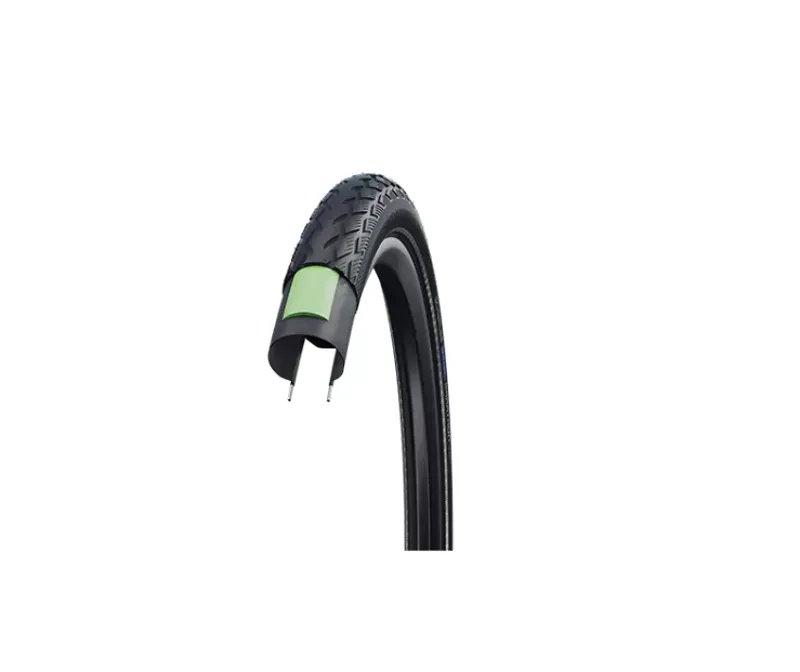 Green Marathon 28x1.65 BLK+Reflex Tube